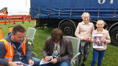 Jolan Backstage with Fans in Maryport
